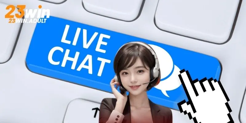 Gửi tin nhắn livechat để nhân viên cập nhật tình hình
